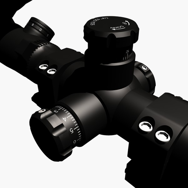 3ds max leupold mark 4 ert - Leupold Mark 4 ERT (Sniper & Sporting) Rifle Scope by Imagetek3D